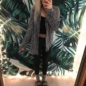 Oversized grid flannel 🌻